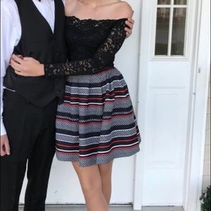 2 piece Hannah S. Prom Dress